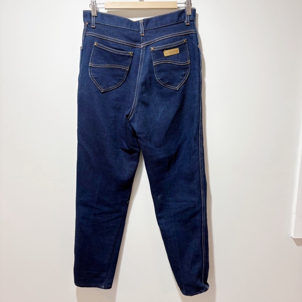 Vintage Gitano Dark Wash Jeans Size 29 Straight Leg Mom Jeans 80s 90s Retro - Picture 2 of 13